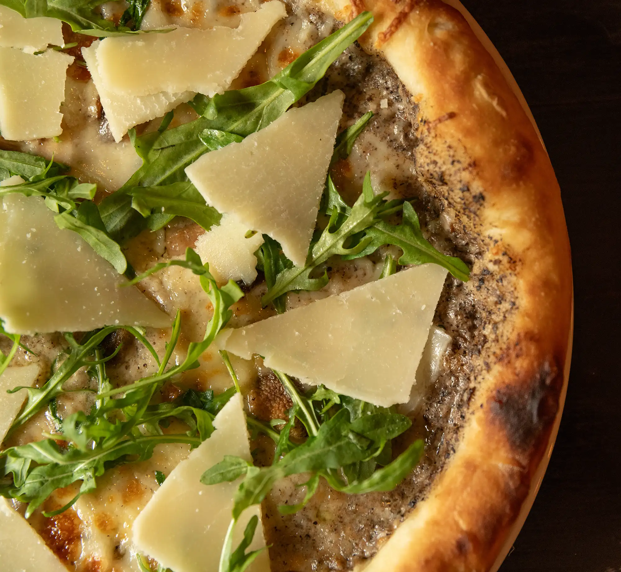 Pizza crème de truffe